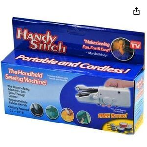 Handy Stitch NWT Handheld Sewing Machine Portable Craft Sewing Machine